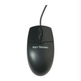 Keytronic 2MOUSEU2L USB Optical Scroll Wheel Mouse Black 2-Button RoHS