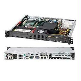 Supermicro Case Rackmount CSE-512-260B 260W 14inch Mini 1U Chassis I-O 3.5Drive Bay BLACK