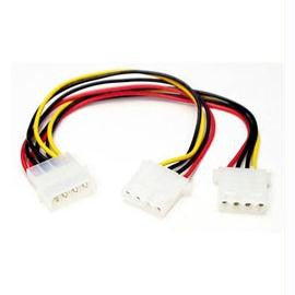 StarTech Cable PYO2L LP4 to 2x LP4 Power Y Splitter Cable M-F