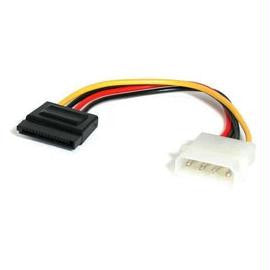 StarTech Cable SATAPOWADAP 6in LP4 to SATA Power Cable Adapter M-M