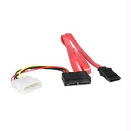 StarTech Cable SLSATAF20 20 Slimline SATA Female to SATA w-LP4 PowerCable