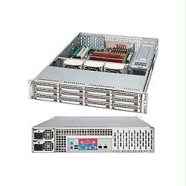 Supermicro Case Rackmount 2U STORAGE Redundant PSU Dual Nehalem 800W Low Profile 8SATA-SAS Hot Swap HDD