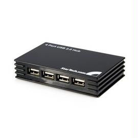 StarTech Accessory ST4202USB 4 Port Compact Black USB 2.0 Hub