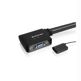 IOGEAR KVM GCS22U 2Port USB KVM Switch with Cables and Remote