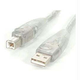 StarTech USB2HAB10T 10 ft Transparent USB2 Cable - A to B